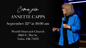 Annette Capps in Tulsa, OK - September 22nd!